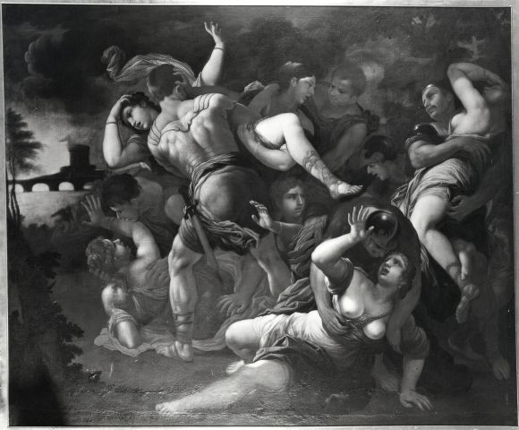 Statens Museum for Kunst — Giordano Luca - bottega - sec. XVII/ XVIII - Ratto delle Sabine — insieme